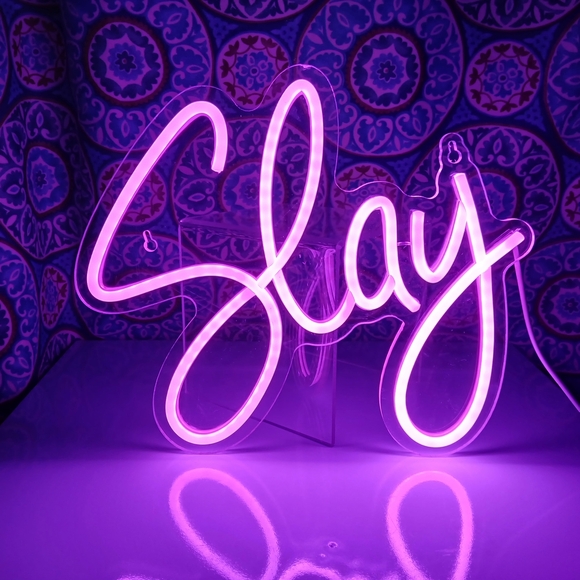 Neon 'Slay' Sign - Picture 1 of 13